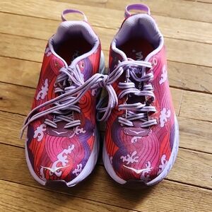 Hoka ONE ONE Kona running sneakers in Red and Purple